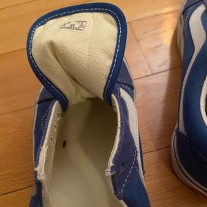 Blue Van’s never worn